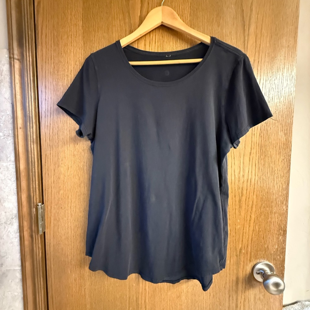 Lululemon Black Relaxed Short Sleeve T-Shirt Large